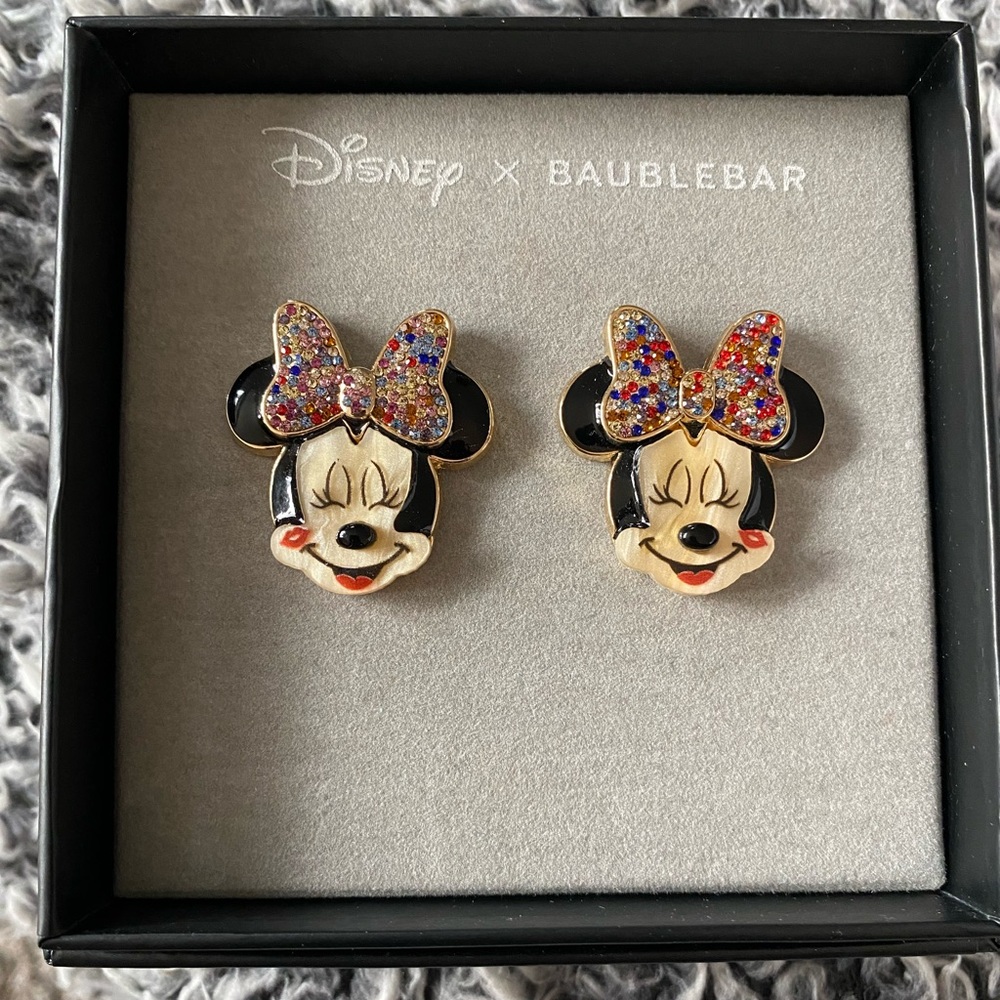 Disney x baublebar earrings Minnie